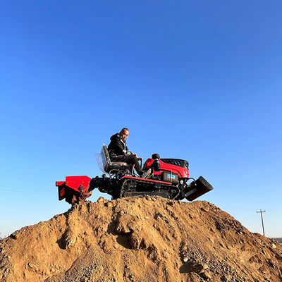 Multipurpose Compact Crawler Tractor 25 Hp -120 Hp Cultivators Mini Rotary Tiller Tractor