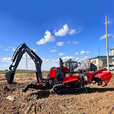35 HP Garden Mini Crawler Traktor HYCT-25D Con Dozer Anteriore