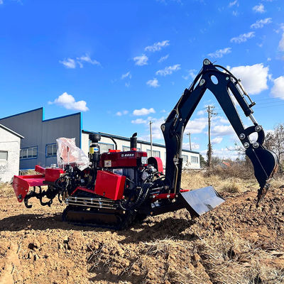 35 HP Garden Mini Crawler Traktor HYCT-25D Con Dozer Anteriore