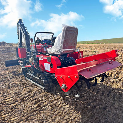 Mini Agricoltore Tractor Multifunzionale di campo asciutto Mini Tractor Crawler