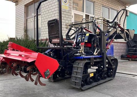 Compatto 35 HP Crawler trattore attrezzatura agricola con secchio di caricamento anteriore