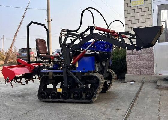 Compatto 35 HP Crawler trattore attrezzatura agricola con secchio di caricamento anteriore
