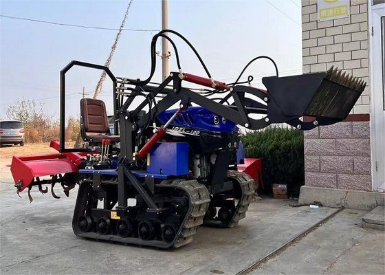 Compatto 35 HP Crawler trattore attrezzatura agricola con secchio di caricamento anteriore