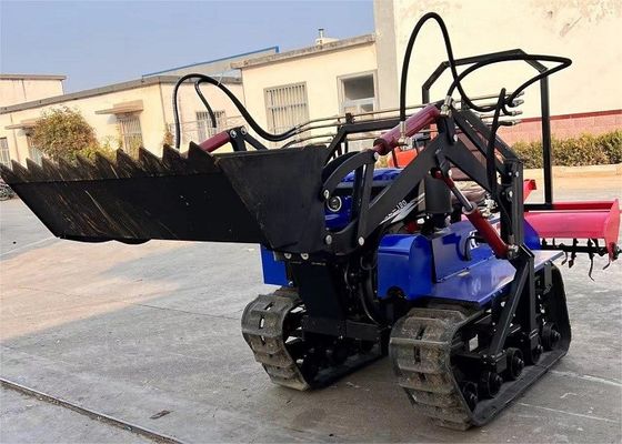 Compatto 35 HP Crawler trattore attrezzatura agricola con secchio di caricamento anteriore