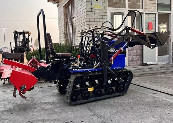 Compatto 35 HP Crawler trattore attrezzatura agricola con secchio di caricamento anteriore