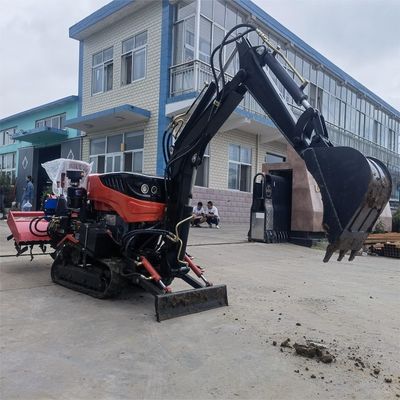 Riso / Terreno asciutto Diesel Mini Crawler Trattore 35HP 25HP Con Dozer Blade