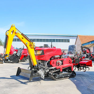 Produttore 25HP 35HP Mini Tractor Crawler Paddy Land Dry Diesel Compact Mini Farm Tractor