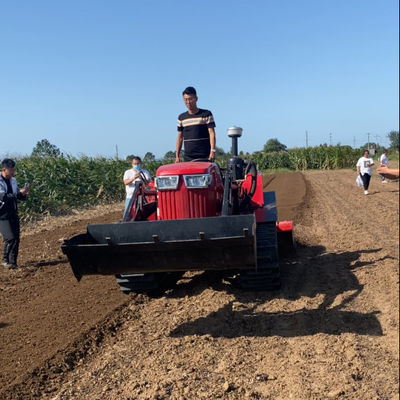 Macchine pesanti per l'agricoltura 80 CV Crawler Trattore compatto con caricatore