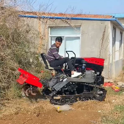Mini 25HP Paddy Field Crawler Tractor attrezzature agricole