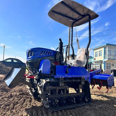 Micro 35HP trattore compatto rotativo coltivatore di giardino trattore con secchio di escavatore