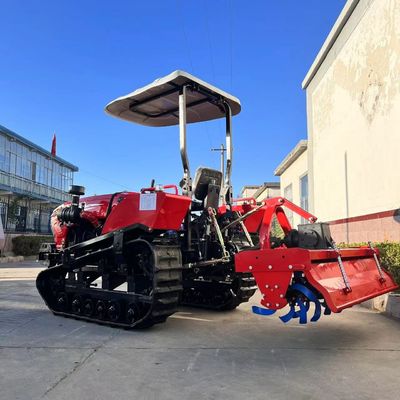 Amfibio 50 CV Crawler Tractor attrezzature agricole con attrezzature ausiliarie