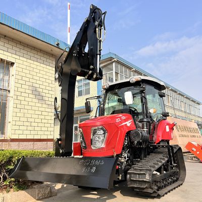 120 CV attrezzature agricole multifunzionali giardino piccolo trattore da striscio