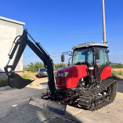 120 CV attrezzature agricole multifunzionali giardino piccolo trattore da striscio