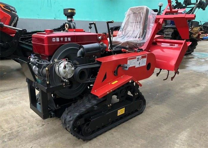 25 HP Mini Paddy Crawler attrezzature da costruzione Power Tiller trattore camminante con motore diesel
