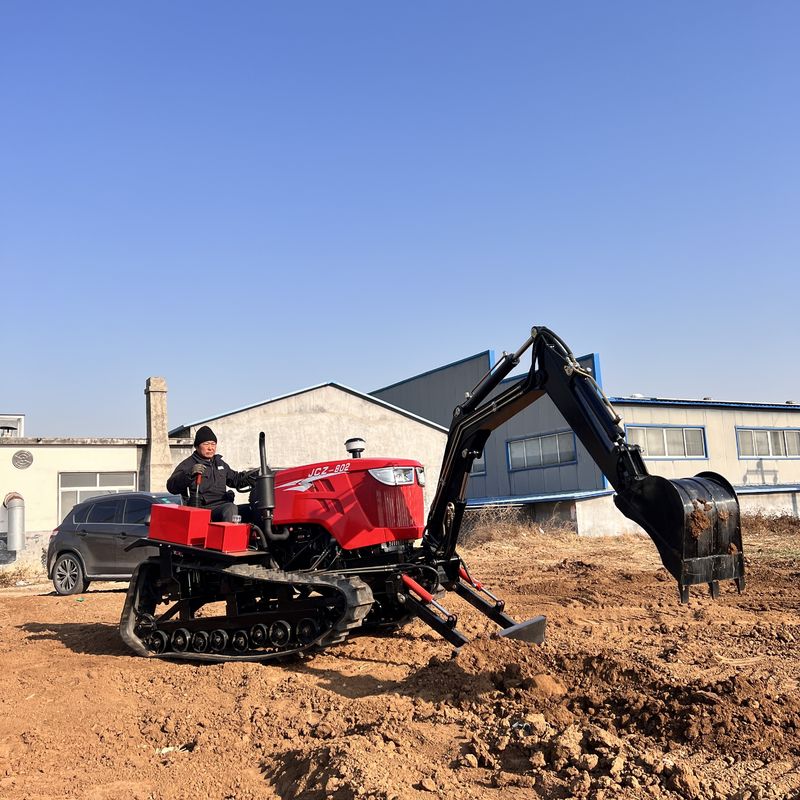 Piccolo agricoltore coltivatore rotante agricolo mini-crawler trattore per l'agricoltura